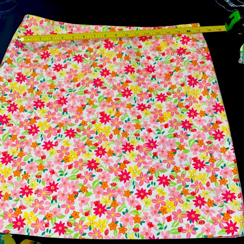 Lilly Pulitzer Multicolor Floral Midi Skirt